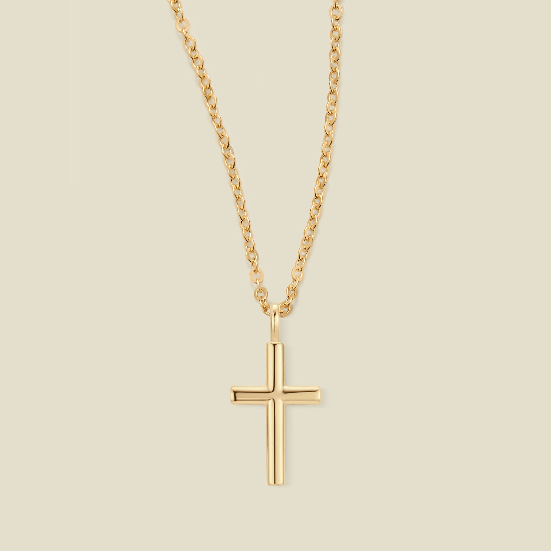 Rounded Cross Necklace | Made by Mary Jewelry – Made By Mary