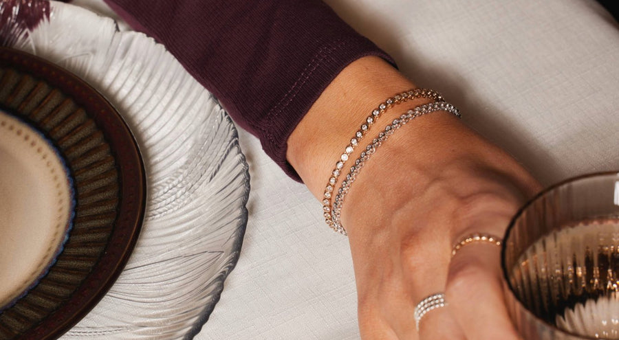 personalized bar & disc bracelets