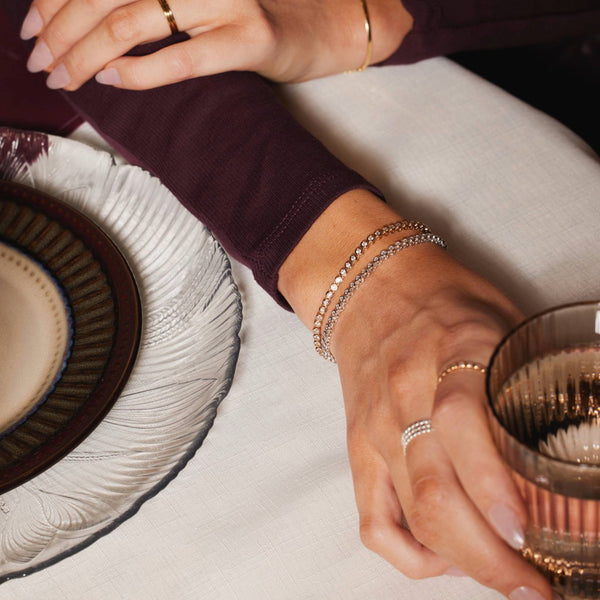 personalized bar & disc bracelets