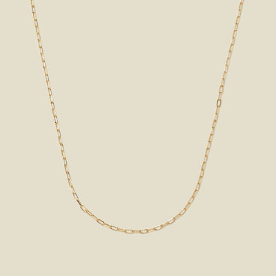 14k Mini Jude Chain 14k Solid Gold Necklace