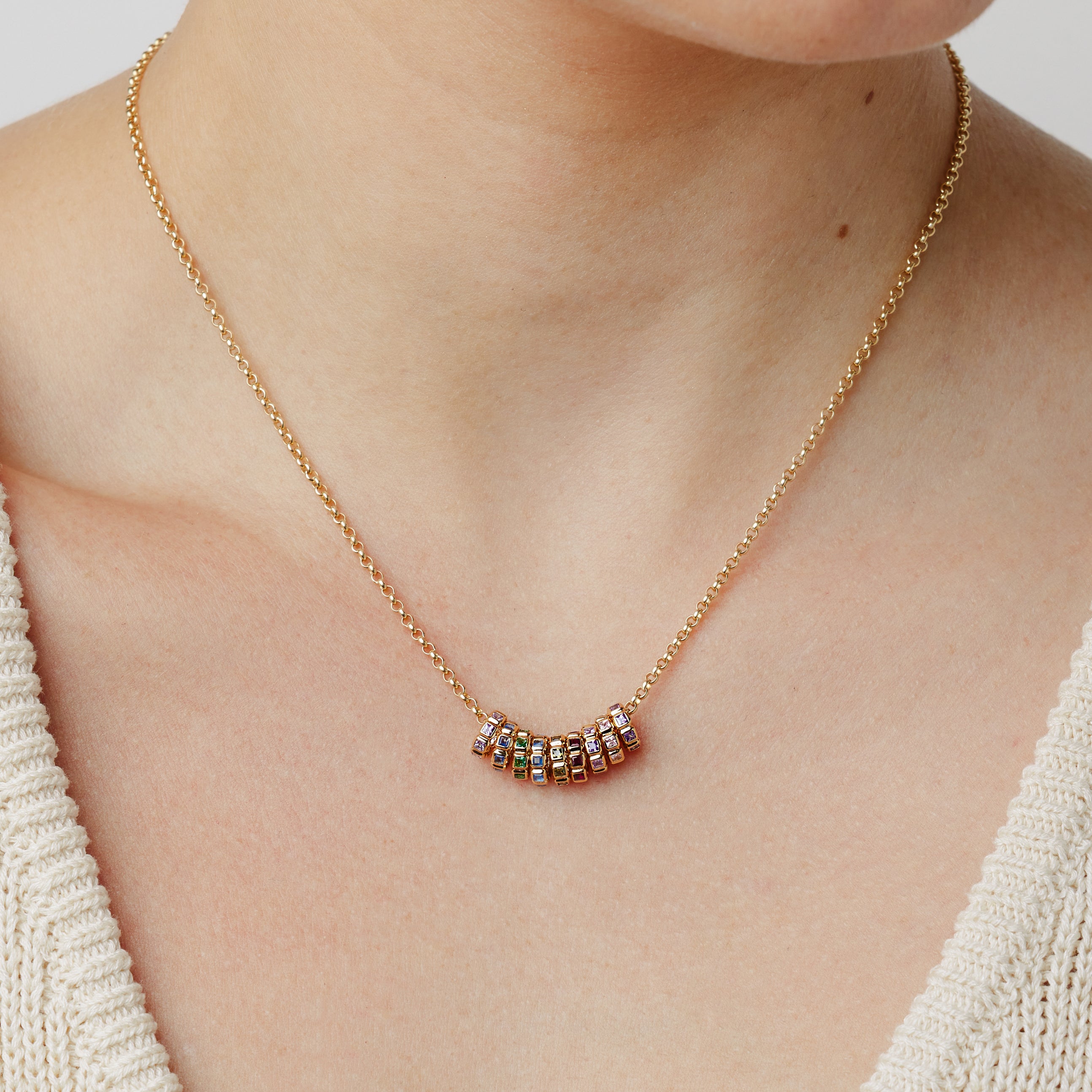 July Birthstone Spacer Charm