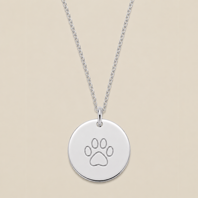 Fur Baby Disc Necklace