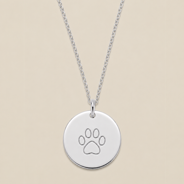 Fur Baby Disc Necklace