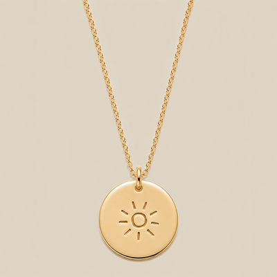 Sunny Disc Necklace