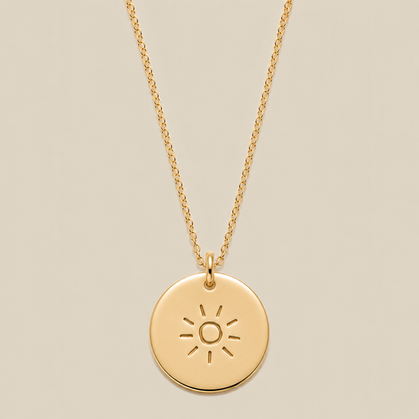 Sunny Disc Necklace