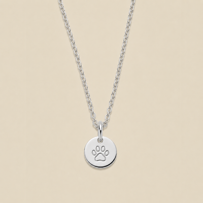 Fur Baby Disc Necklace