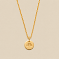 Rainbow Disc Necklace