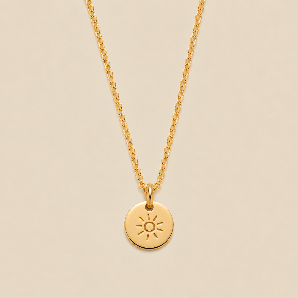 Sunny Disc Necklace