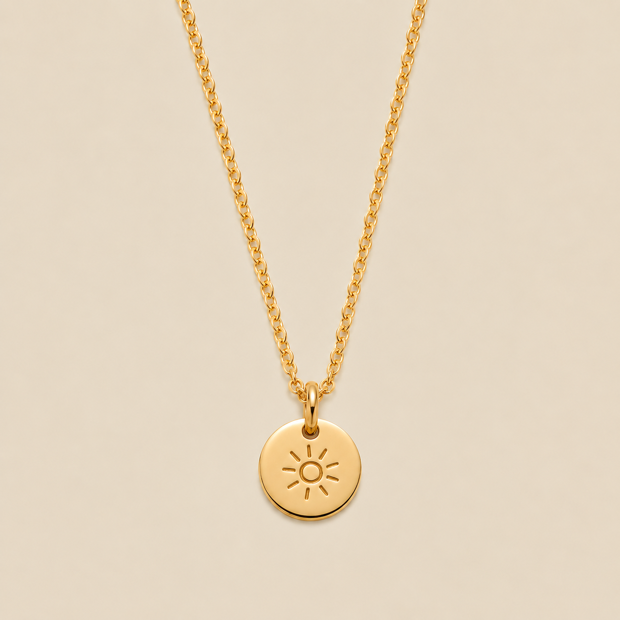 Sunny Disc Necklace