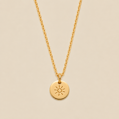 Sunny Disc Necklace
