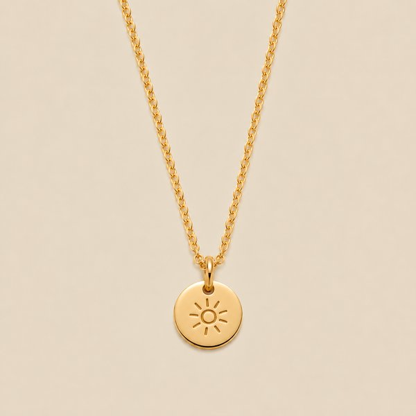 Sunny Disc Necklace
