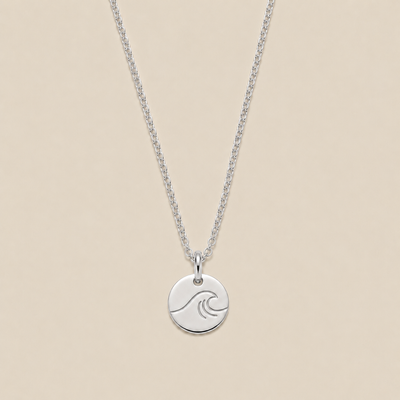 The Wave Disc Necklace