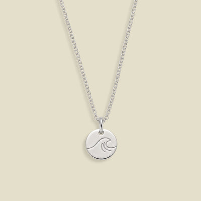 The Wave Disc Necklace