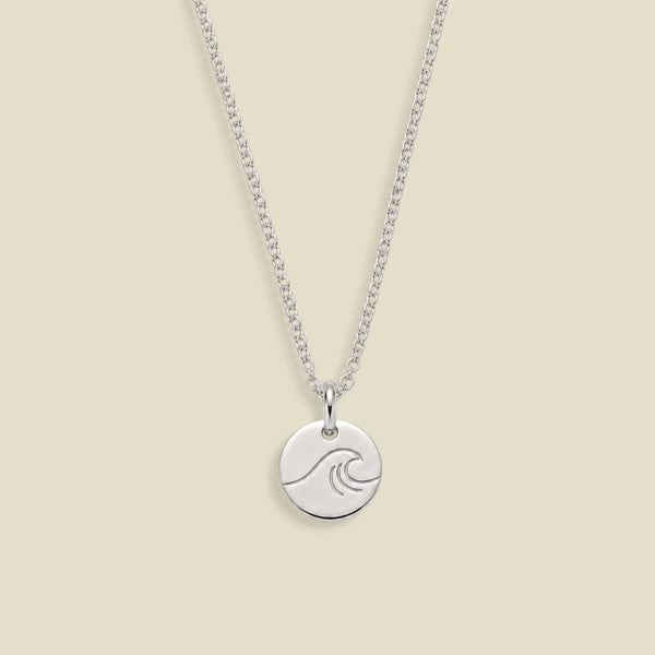 The Wave Disc Necklace