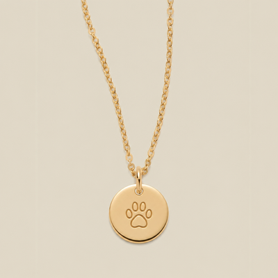 Fur Baby Disc Necklace