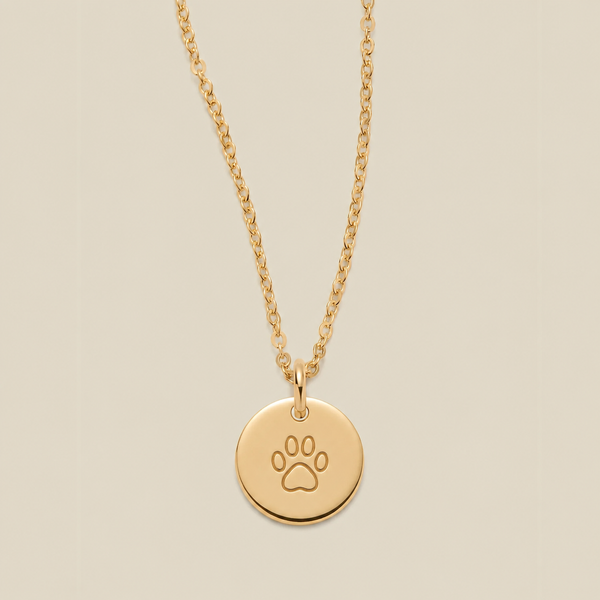 Fur Baby Disc Necklace