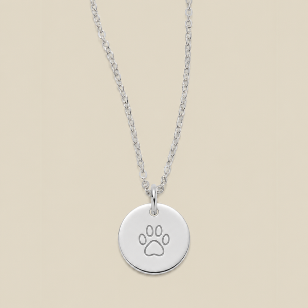 Fur Baby Disc Necklace