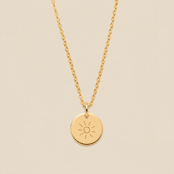 Sunny Disc Necklace
