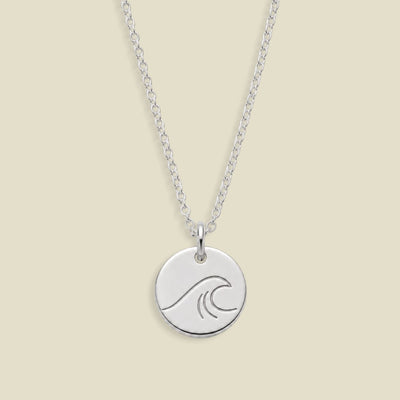 The Wave Disc Necklace