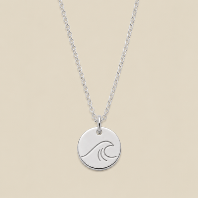 The Wave Disc Necklace