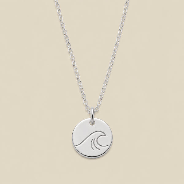 The Wave Disc Necklace