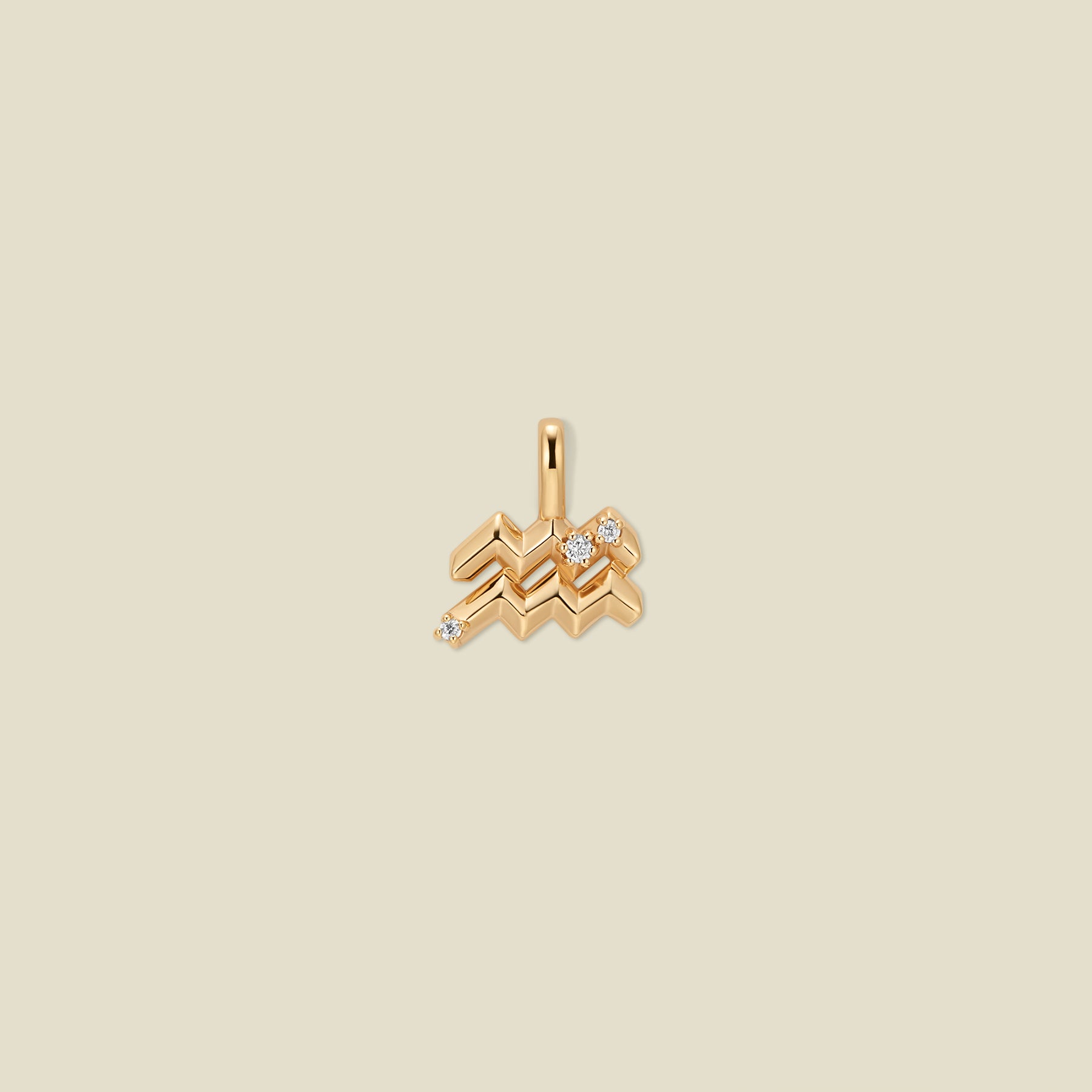 Aquarius Zodiac Charm | Final Sale