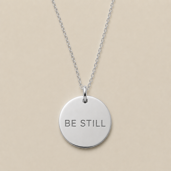 Be Still Disc Necklace