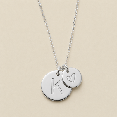 Big & Little Disc Necklace
