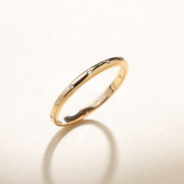 CZ Poppy Eternity Stacking Ring