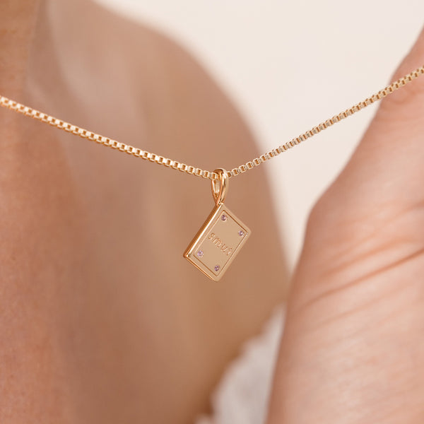 Naughty Book Necklace
