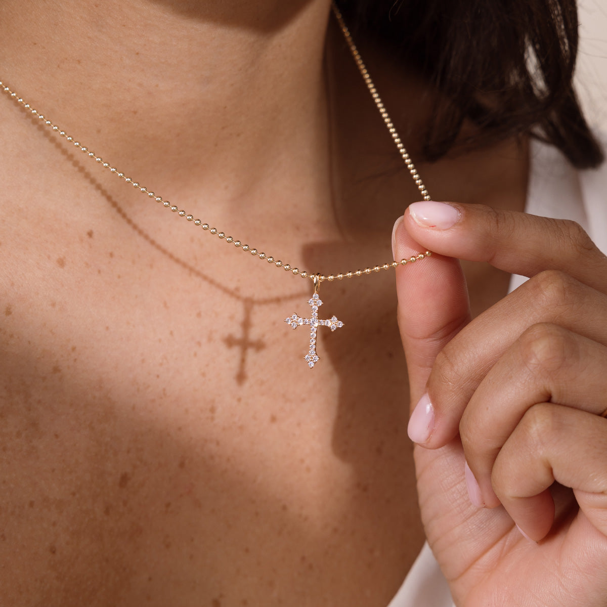 Vintage Cross Charm | Made by Mary – Made By Mary