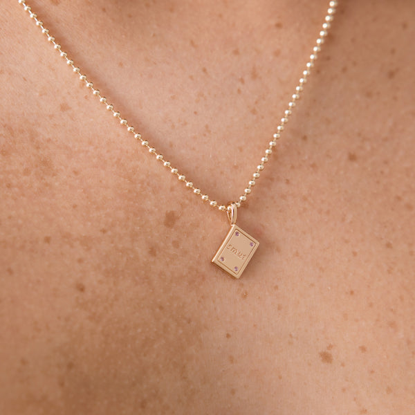 Naughty Book Necklace