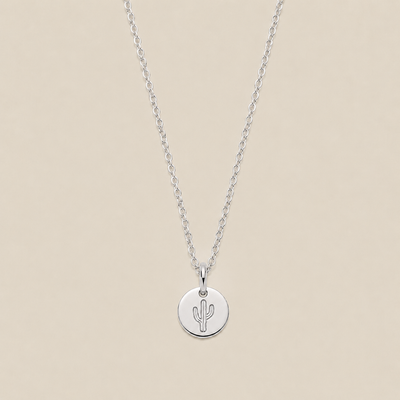 Cactus Disc Necklace