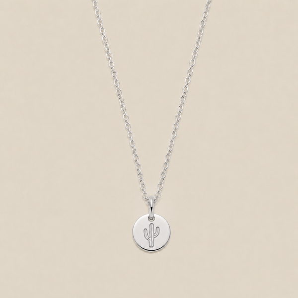 Cactus Disc Necklace