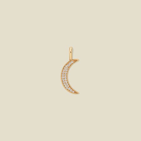 Crescent Moon Charm | Made By Mary