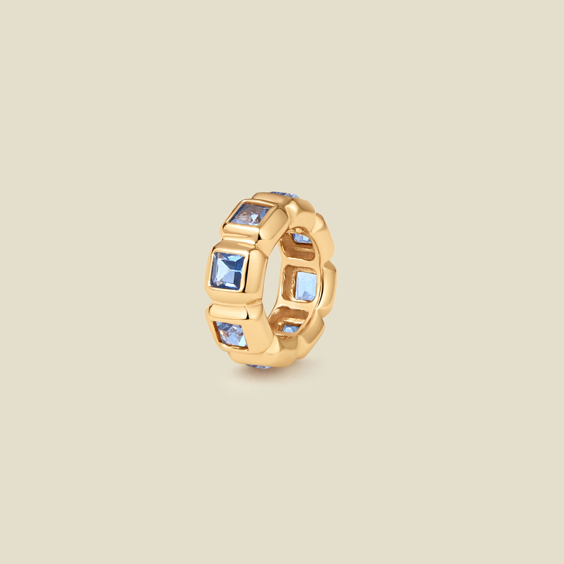 December Birthstone Spacer Charm