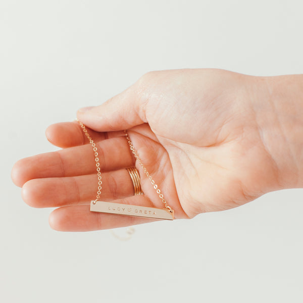 Everly Bar Necklace