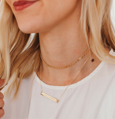 Everly Bar Necklace