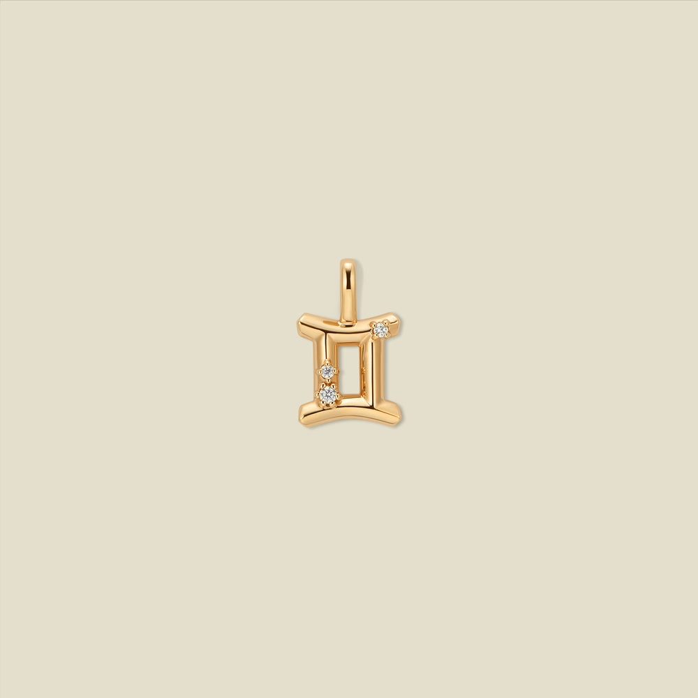 Gemini Zodiac Charm | Final Sale