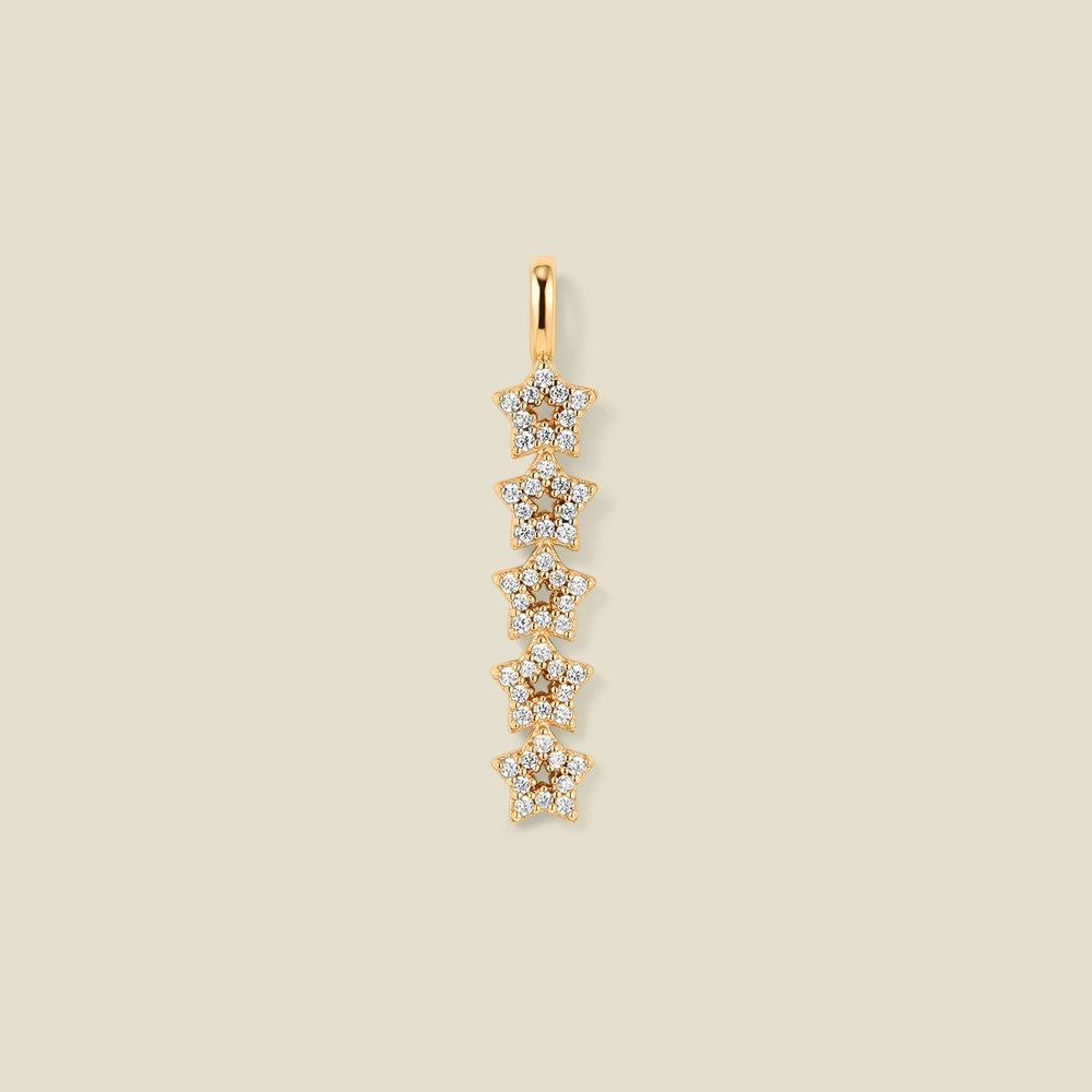 Vertical Star Charm