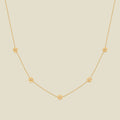 January CZ Birth Flower Station Necklace