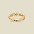 July CZ Birth Flower Eternity Ring