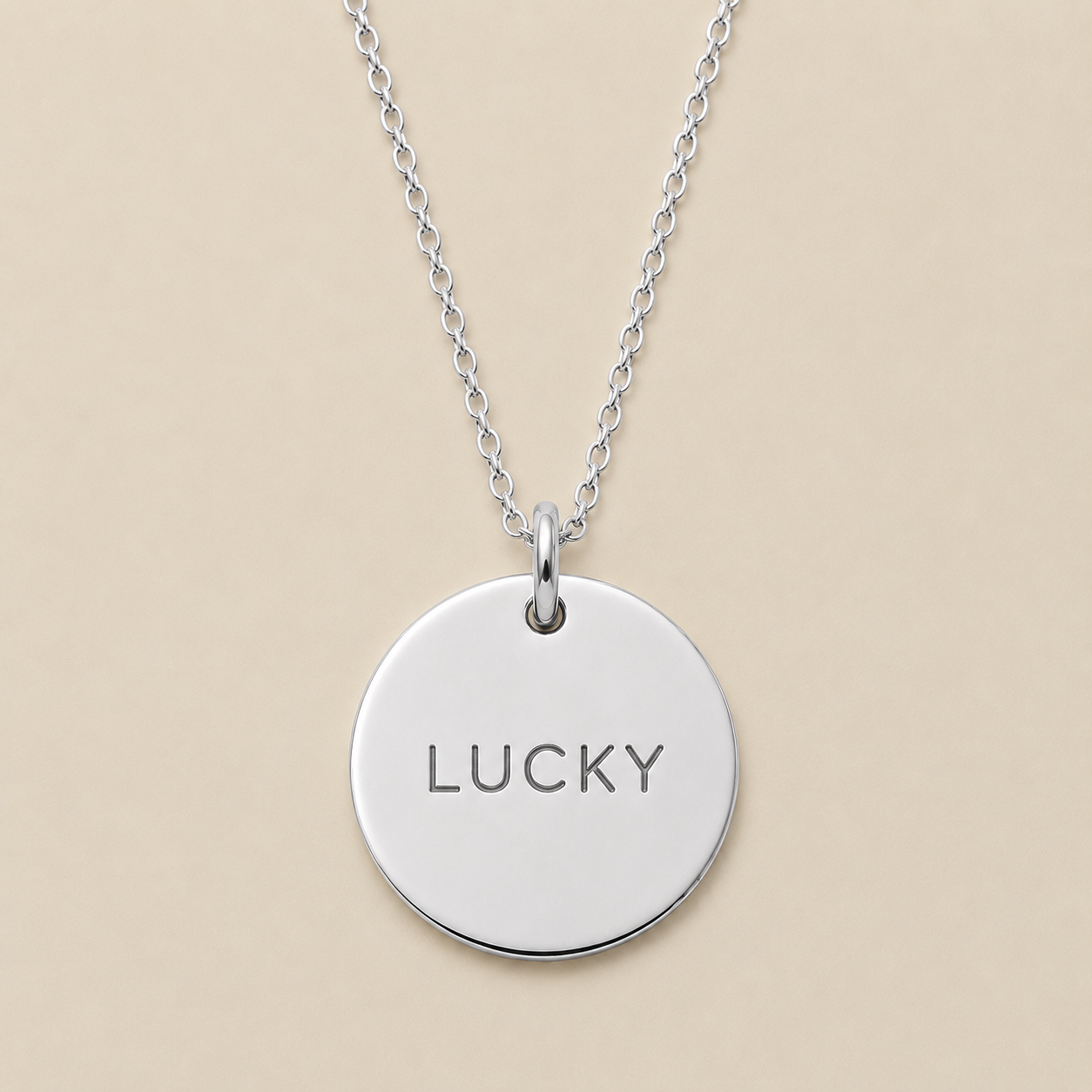 Lucky Disc Necklace