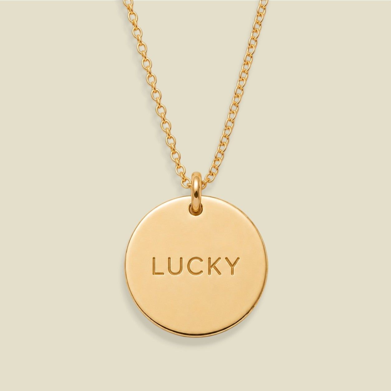 Lucky Disc Necklace