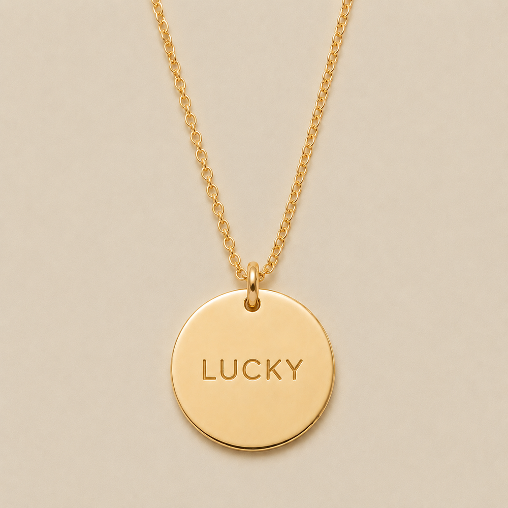 Lucky Disc Necklace
