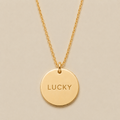Lucky Disc Necklace