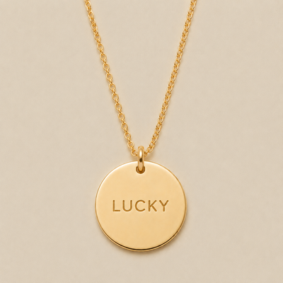 Lucky Disc Necklace
