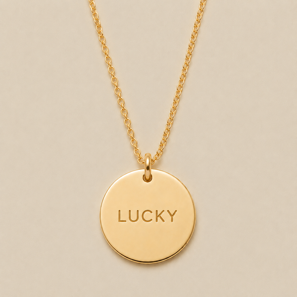 Lucky Disc Necklace