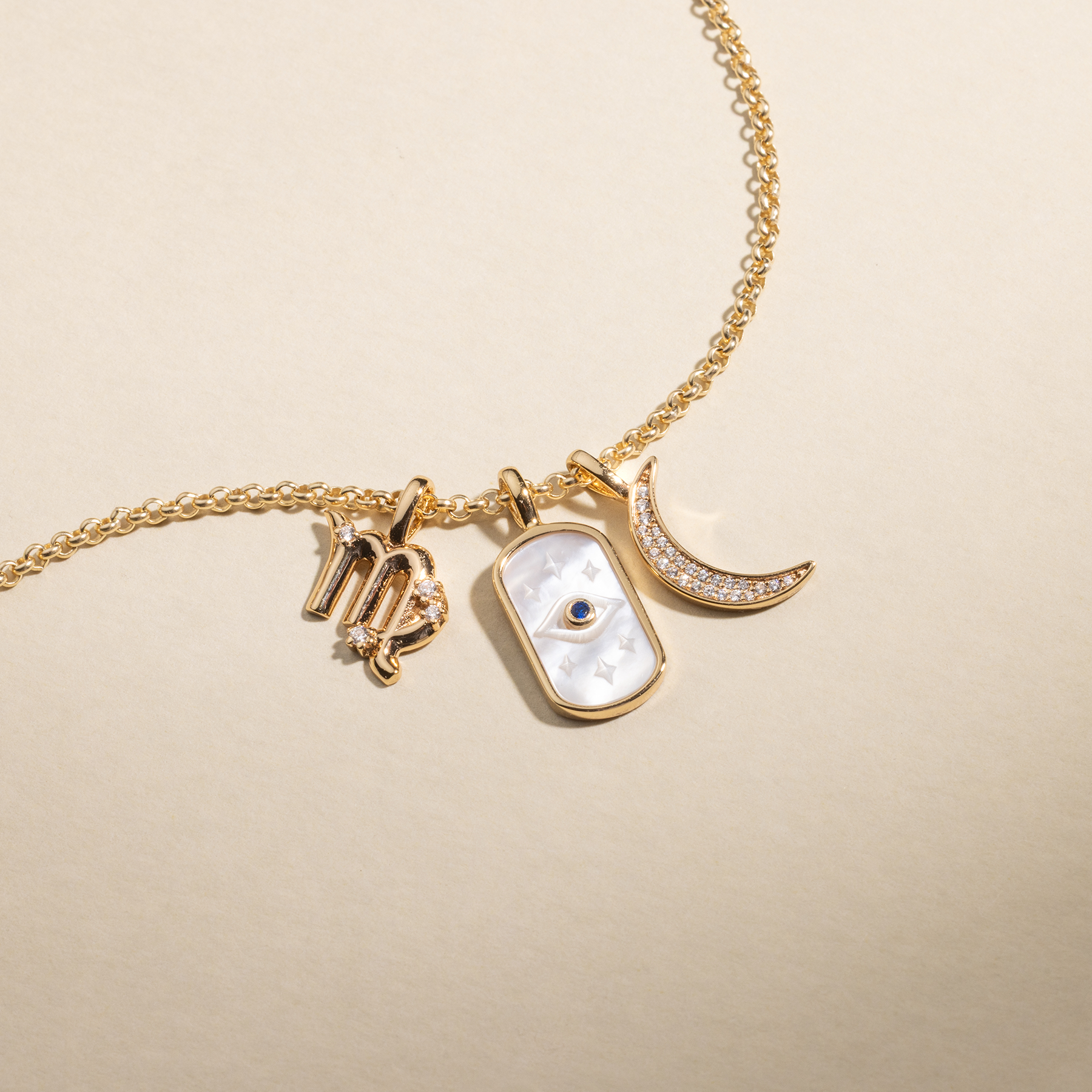 Crescent Moon Charm | Made By Mary