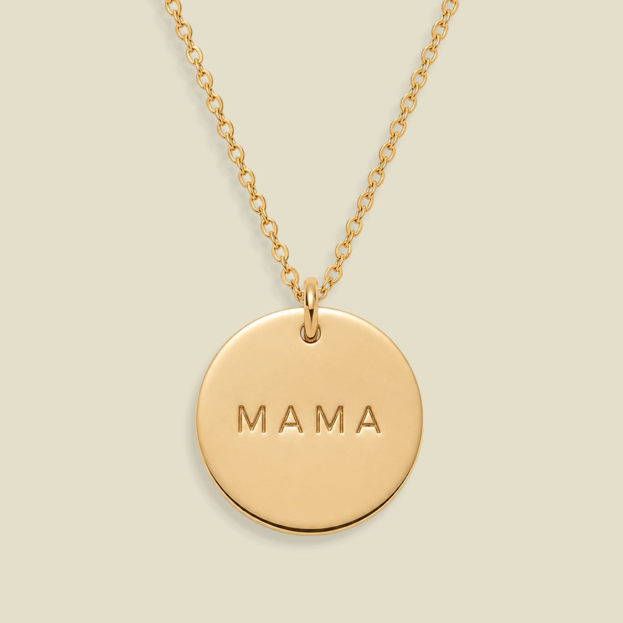 Mama Disc Necklace